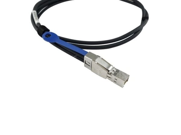 BlueOptics CBL-SFF8644-8088-10M, 1 m, 4x MiniSAS-HD (SFF-8644), 4x MiniSAS (SFF-8088), Rett, Rett, Hankjønn/hankjønn