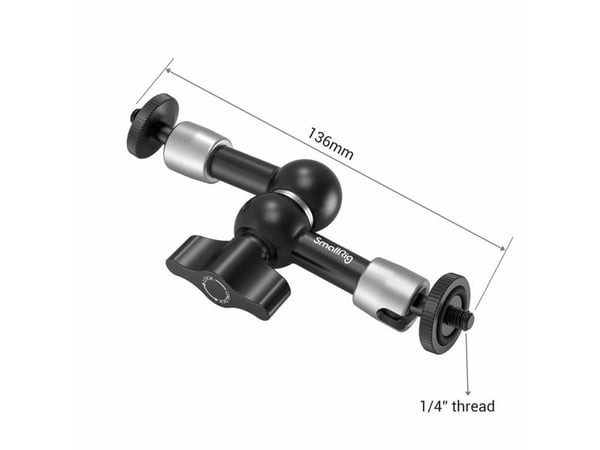 SmallRig 2065B, Lyftdon, Svart, Gjuten aluminium, Rostfritt stål, Kina, 108 mm, 32 mm
