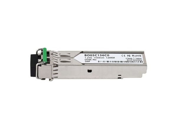 BlueOptics SFP-1G-ZX-120KM-AT-BO, Fiberoptik, 1250 Mbps, SFP, LC, ZX, 120000 m