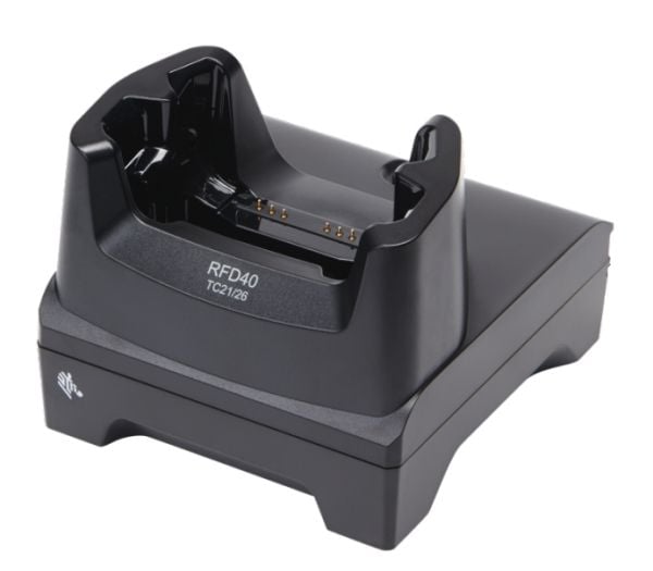 Zebra Single Slot Cradle - Dockningsstation - för Zebra RFD40 UHF RFID Standard Sled