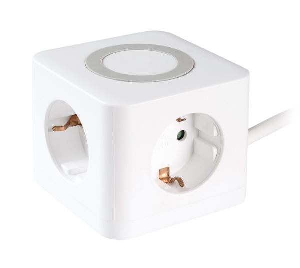 Vivanco PC 3W3USB, 1,4 m, 3 AC-pistorasia(a), Sisätila, Tyyppi F, Type F (CEE 7/4), Suora