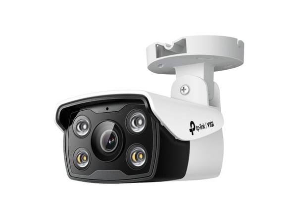 TP-Link VIGI C340, IP-sikkerhetskamera, Utendørs, Koblet med ledninger (ikke trådløs), Tak/vegg/stang, Svart, Hvit, Kule (form)