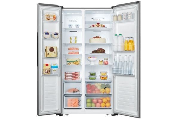 Hisense RS677N4ACC - Kjøleskap/fryser - 519 liter - Klasse C