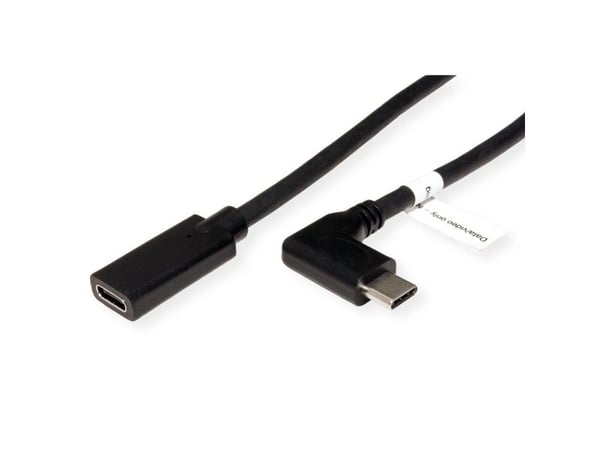 ROLINE 11045496, 2 m, USB C, USB C, USB 3.2 Gen 1 (3.1 Gen 1), Sort