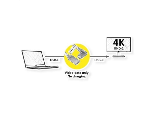 ROLINE 11045496, 2 m, USB C, USB C, USB 3.2 Gen 1 (3.1 Gen 1), Sort