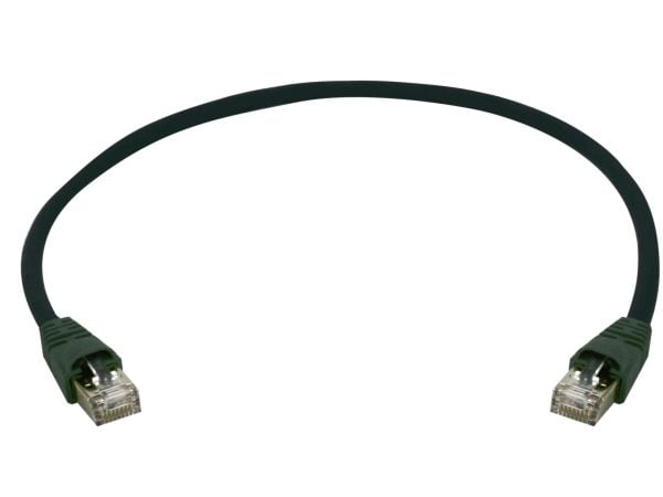 Telegärtner L00000A0415, 0,5 m, Cat6a, S/FTP (S-STP), RJ-45, RJ-45, Grønn