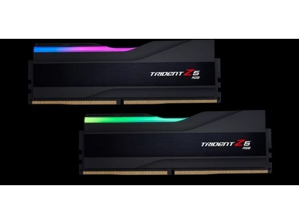 G.Skill Trident Z5 RGB - DDR5 - sett - 48 GB: 2 x 24 GB - DIMM 288-pin - 6000 MHz / PC5-48000 - CL40 - 1.35 V - ikke-bufret - on-die ECC - matt svart