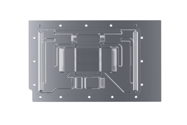 Alphacool 13479, Bakplate, Kopper, Sort, Rustfritt stål, Gjennomsiktig, 1/4", 232,6 mm, 144,2 mm