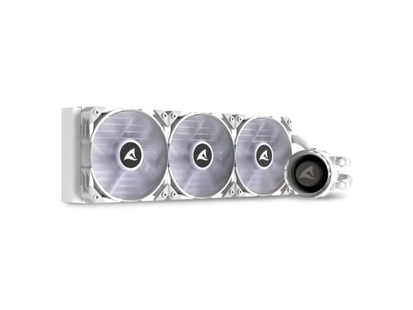 Sharkoon S90 RGB - Væskekjølesystem for prosessor - all-in-one - Radiatorstørrelse: 360 mm - (for: LGA115x Socket, LGA1366, LGA1200, LGA1700, LGA18...