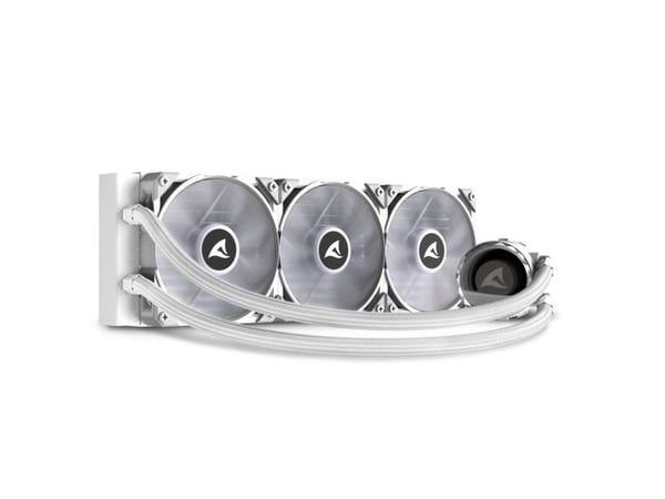 Sharkoon S90 RGB - Væskekjølesystem for prosessor - all-in-one - Radiatorstørrelse: 360 mm - (for: LGA115x Socket, LGA1366, LGA1200, LGA1700, LGA18...