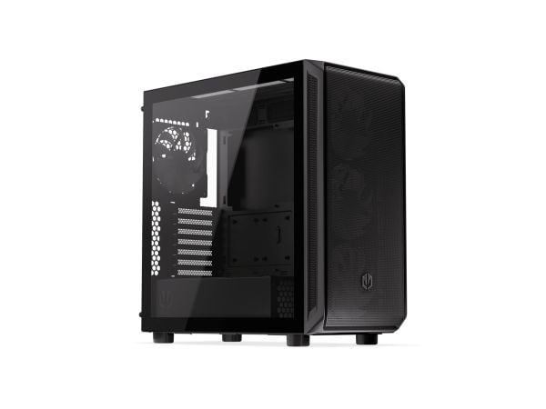 Endorfy Arx 700 ARGB - PC-etui - ATX - sidepanel med vindu (herdet glass) - ingen strømforsyning (ATX) - svart - USB/lyd