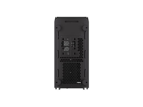 Endorfy Arx 700 Air - PC-hölje - ATX - genomskinlig sidopanel (härdat glas) - ingen strömförsörjning (ATX) - svart - USB/ljud