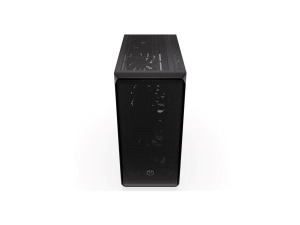 Endorfy Arx 700 Air - PC-hölje - ATX - genomskinlig sidopanel (härdat glas) - ingen strömförsörjning (ATX) - svart - USB/ljud