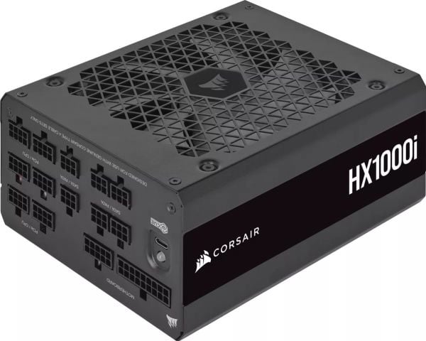 CORSAIR HXi Series HX1000i - Strømforsyning (intern) - ultralav støy - ATX12V 3.0/ EPS12V - 80 PLUS Platinum - AC 100-240 V - 1000 watt - Europa