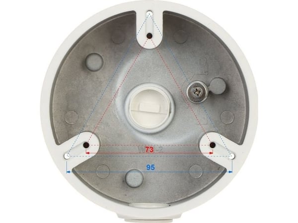 Dahua Technology PFA197R, Kopplingsdosa, Dahua, Vit, Aluminium, 3/4", 129,1 mm