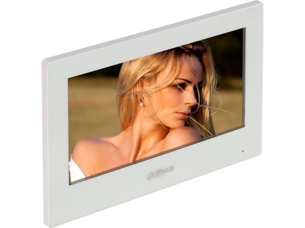 Dahua Lite Series VTH2622G(W)-W - IP intercom station monitor - kabelansluten, trådlös - 802.11b/g/n - 2412 - 2472 MHz - 10/100 Ethernet - vit