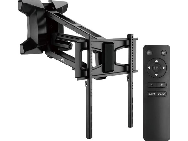Maclean sähköinen kiinnike TV:lle takan yläpuolelle, max VESA 600x400, wifi kaukosäädin, 37"-70", max 35kg, MC-891 Maclean sähköinen kiinnike TV:lle takan yläpuolelle, max VESA 600x400, wifi kaukosäädin, 37"-70", max 35kg, MC-891