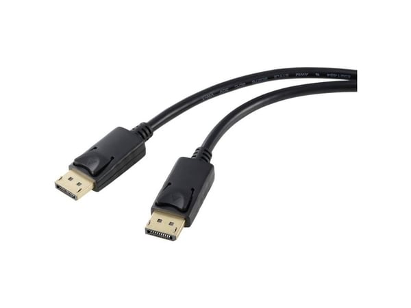 Renkforce RF-5245270, 5 m, DisplayPort, DisplayPort, Hankjønn, Hankjønn, 4096 x 2160 piksler