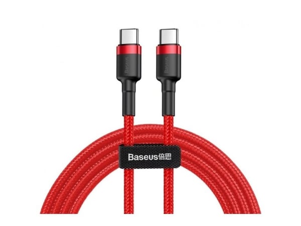 Baseus 6953156285194, 1 m, USB C, USB C, Punainen Baseus 6953156285194, 1 m, USB C, USB C, Punainen