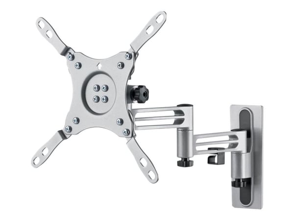 Schwaiger - Monteringssett (veggmontering) - for LCD-TV - aluminium - sølv - skjermstørrelse: 13"-43"