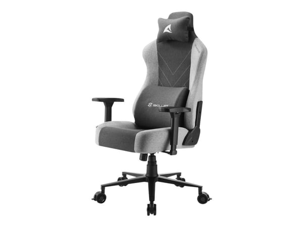 Sharkoon Skiller SGS30 - Spillestol - ergonomisk - høy bakside - armlener - T-formet - tipping - roterende - stoff, aluminiumslegering, høytetthets... Sharkoon Skiller SGS30 - Spillestol - ergonomisk - høy bakside - armlener - T-formet - tipping - roterende - stoff, aluminiumslegering, høytetthets...