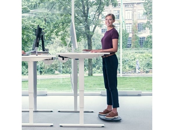 Balansbräda BackApp 360, mörkgrå