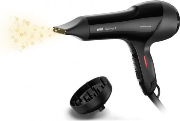 Braun Satin Hair 7 Iontec SensoDryer with Diffuser Hair Dryer 2000W Black