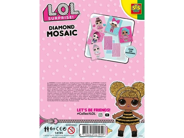 SES Creative L.O.L. 14195, 320 kpl, 6 vuosi/vuosia, Tyttö, Lapsi, Monivärinen, Alankomaat