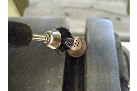 PFERD 43209256, Kopp stålbørste, 3 mm, 1,5 cm, 20000 RPM, 10 stykker