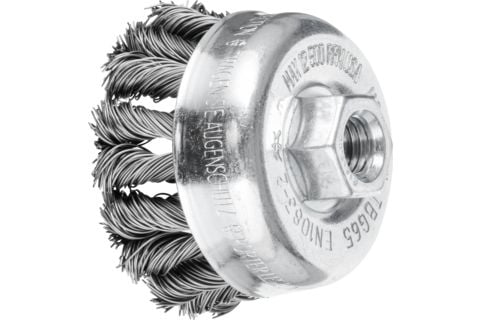 PFERD 43305031, Kopp stålbørste, 6,5 cm, 12500 RPM, 5 stykker