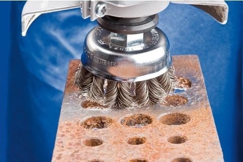 PFERD 43305031, Kopp stålbørste, 6,5 cm, 12500 RPM, 5 stykker