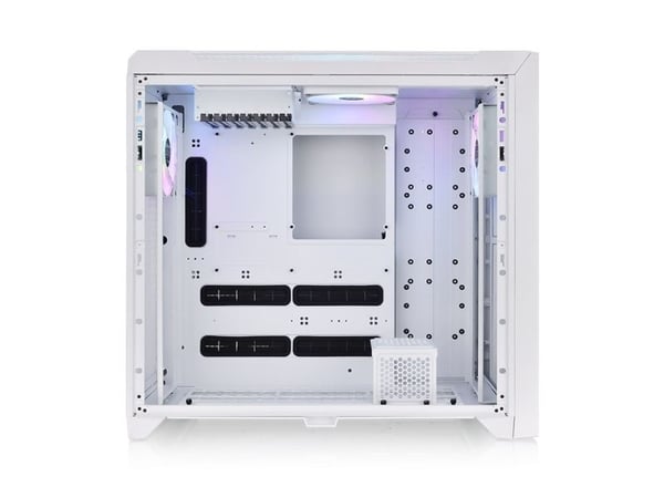 Thermaltake CTE C750 TG ARGB Snow - FT - utvidet ATX (E-ATX) - sidepanel med vindu (herdet glass) - ingen strømforsyning (PS/2) - hvit - USB/lyd
