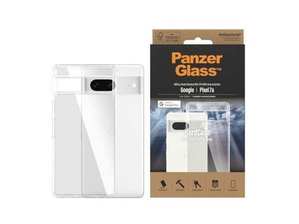 PanzerGlass HardCase for Google Pixel 7a, Suojus, Google, Google - Gobi, Läpinäkyvä