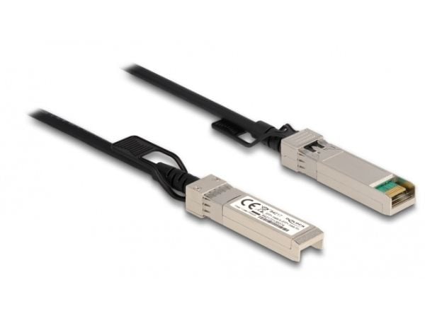 Delock - Direktekoblingskabel - SFP+ til SFP+ - 7 m - toakset - passiv - svart