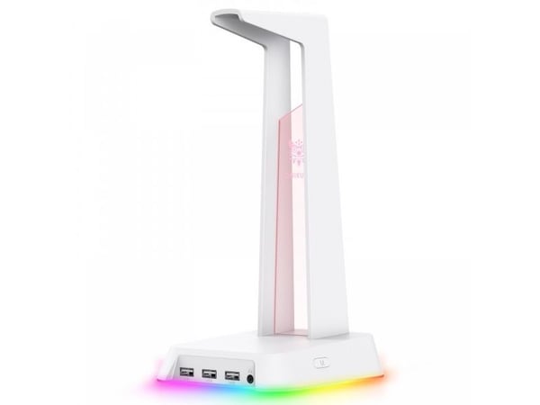Onikuma hörlursstativ med RGB-bakgrundsbelysning Onikuma ST2 vit