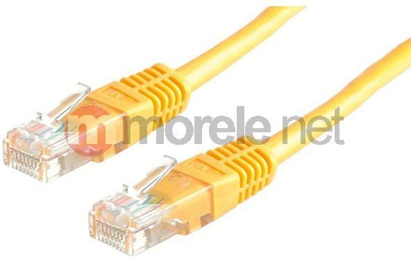 VALUE 21.99.1522, 0,5 m, Cat6, U/FTP (STP), RJ-45, RJ-45, Gult