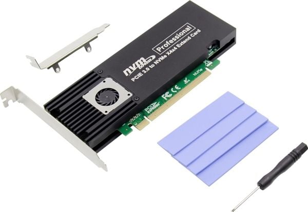 ProXtend PX-SA-10150, PlayStation Network, M.2, Full høyde/lav profil, PCIe 3.0, Sølv, Grønn, PC