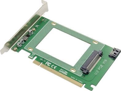 ProXtend PX-SA-10147, PlayStation Network, U.2, Full høyde/full lengde, PCIe 3.0, Sølv, Grønn, PC
