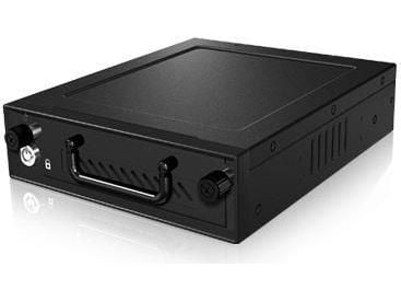 ICY BOX IB-148SSK-B, avtakbar ramme for 3,5/2,5 SATA I/II/III og SAS HDD, vifte 5,25 harddiskmonteringsramme