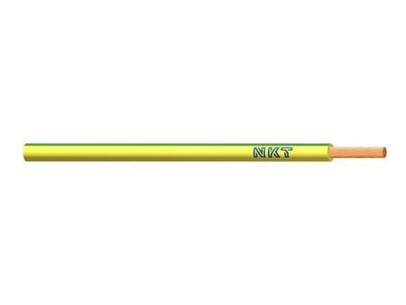 Monteringskabel PVT® H07V2-K 1G16 gul/grön R100 (100 meter)