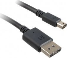 HTC - DisplayPort-kabel - DisplayPort (hann) til Mini DisplayPort (hann) - 1 m