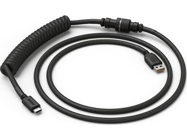 Glorious USB-A - USB-C 1,36 m USB-kabel svart (GLO-CBL-COIL-BLACK)