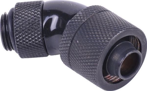 Alphacool - Armatur for væskekjølesystem - mørkesvart