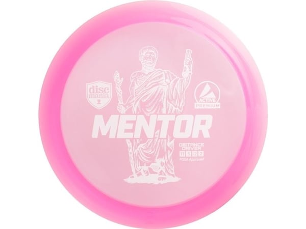 Discmania discgolf Distance Driver MENTOR Active Premium Pink 11/5/-2/2