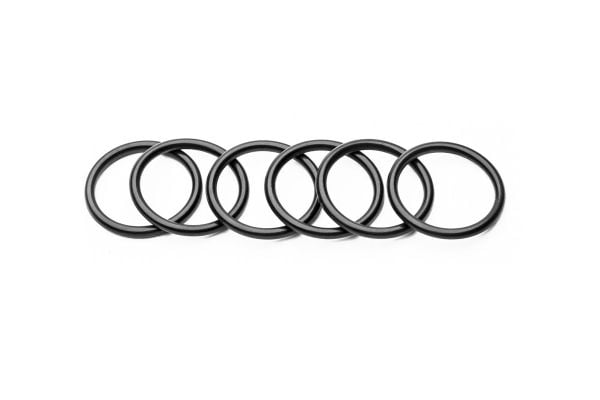 EK Water Blocks 3831109837665, O-ring, Sort, EK-Quantum Torque HDC 14, EK-Classic HDC 14, 6 stykker