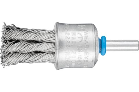PFERD 43208032, Kopp stålbørste, 6 mm, 2,3 cm, 20000 RPM, 10 stykker