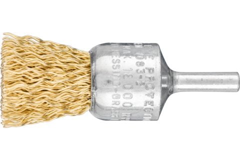 PFERD 43202002, Kopp stålbørste, 6 mm, 2 cm, 18000 RPM, 10 stykker