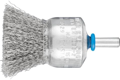 PFERD 43201011, Kopp stålbørste, 6 mm, 3 cm, 15000 RPM, 10 stykker