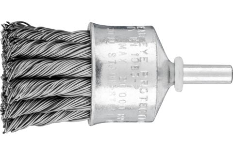 PFERD 43209002, Kopp stålbørste, 6 mm, 3 cm, 20000 RPM, 10 stykker