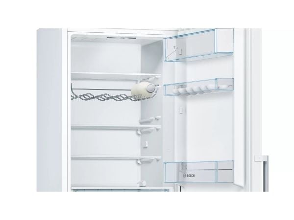 Bosch Serie | 4 KGV366WEP - Kjøleskap/fryser - bunnfryser - bredde: 60 cm - dybde: 65 cm - høyde: 186 cm - 308 liter - Klasse E - hvit
